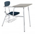 KI Ivy League IL61.18.BR Extra Large Angled Top Combination Desk Series 61