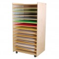Wood Designs Puzzles Paper Games Rack WD33500