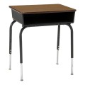 Scholar Craft 2200 SPBR Adjustable Open Front Solid Plastic Desk