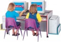 Jonti Craft 3495JC Rainbow Accents KYDZ Computer Desk Double