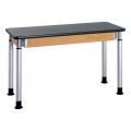 P8102K Adjustable Height Table ChemGuard Top 24 inch W 48 inch L