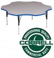 Correll A60-FLR Activity Table with Color Edge Band 60 Flower