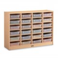 Jonti Craft 0624JC011 MapleWave 24 Paper Tray Cubbies Without Paper Trays