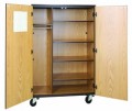 Mobile 1000 Series Teacher Storage 1084-CL Ironwood Manufacturing