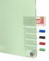 Ghent HMY00703 Harmony Glass Markerboard 4 by 6 feet