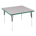 Correll A4242-SQ Activity Table with Color Edge Band 42 Square