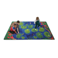Flagship HPON69 Hopscotch Pond Rug 6 by 9 feet