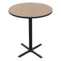 Correll BXB42R Round Stool Height Café Table 42 inch Diameter