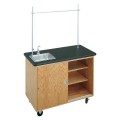 Economy Mobile Lab Table w/ Plastic Laminate Top