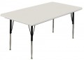 Correll AR3096 REC Blow Molded Plastic Top Activity Table 30 x 96