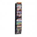 Safco 5579 10 Pocket Onyx Magazine Rack