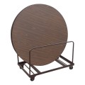 Correll T456 Edge Stacking Round Folding Table Truck