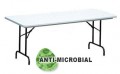 Correll RA3072-AM Anti-Microbial Blow Molded Plastic Folding Activity Tables 30 x 72