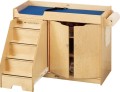 Jonti Craft 5131JC Birch Changing Table with Stairs