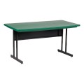 Correll RCS2448 Blow Molded Plastic Top Computer Table 24 x 48