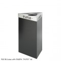 Safco 9551 Trifecta Recycling Receptacle 30 inches