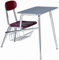 Capitol Seating 917 Legacy Series Combination Desk with Book Basket