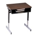 Scholar Craft 7900 FB Adjustable Pedestal Desk with Polyethylene Book Box