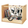 Jonti Craft 6748JC Birch Audio Caddie Portable Listening Center