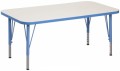 Tot Mate 9312R Rectangle Adjustable Play Table 30 x 60