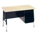Scholar Craft 1560 SP Master Scholar Desk with Metal Book Box Solid Plastic Top