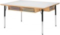 Jonti Craft 55232JC Classroom 36 x 48 x 24-31 Table with Storage