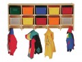 Jonti Craft 0770JC Birch Coat Lockers Large Wall Mount without Trays