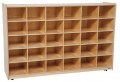 Wood Designs 30 Tray Cubbie Storage without Trays WD16039