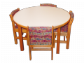Library Table Round MediaTechnologies B0048T