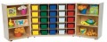 Wood Designs 25 Tray Tri Fold Storage with Assorted Tray WD25503