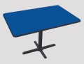 Correll BCT3042 Rectangular Café Table with Cross Base 30 inch by 42 inch