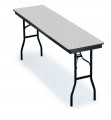Midwest 518F Particleboard Core Seminar Folding Table 18 x 60