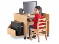 Jonti Craft 3494JC011 Maplewave Single Computer Desk