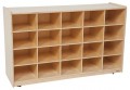 Wood Designs 20 Tray Cubbies without Trays WD14509