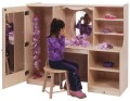 One Piece Vanity with Closet Steffy Wood SWP1114
