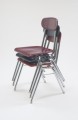 CDF 1217 V-Leg Stacking Chair 17.5"