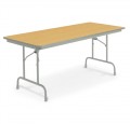 KI Heritage KRI-WH8 36 inches by 72 inches Folding Table