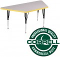 Correll A2448-TRP Trapezoid Activity Table with Color Edge Band 24 x 48