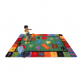 Flagship SSHP69 Simple Shapes Rug 6 by 9 feet