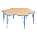 Tot Mate 9449R Flower Adjustable Height Activity Table 53 Inch Diameter