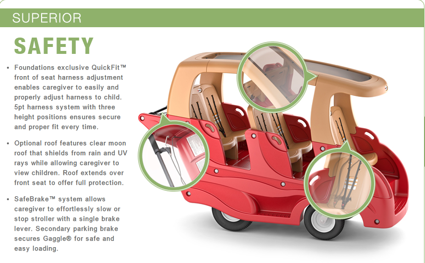 gaggle 6 passenger buggy