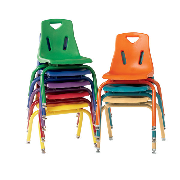 Colorful Plastic Preschool Stack Chairs