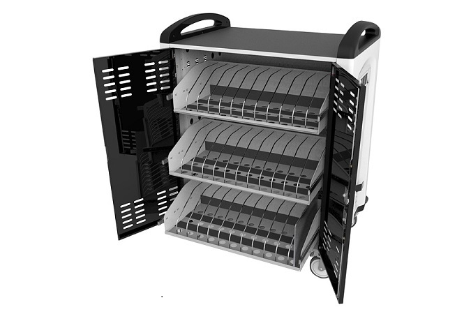 chromebook and notebook charge cart